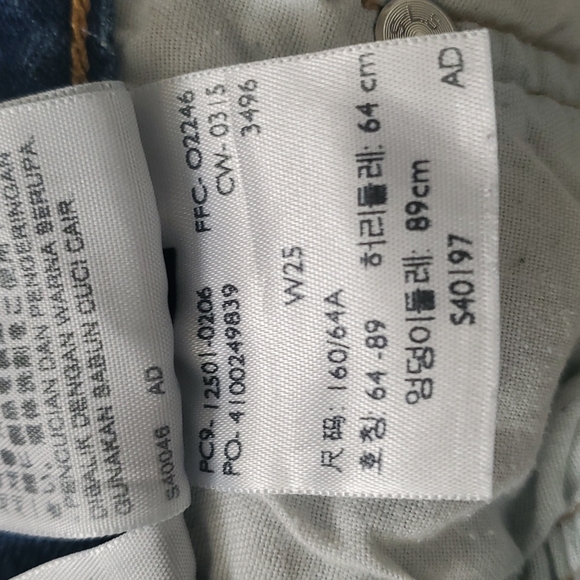 Levi's  501 original fit size 25/26 - Picture 6 of 6